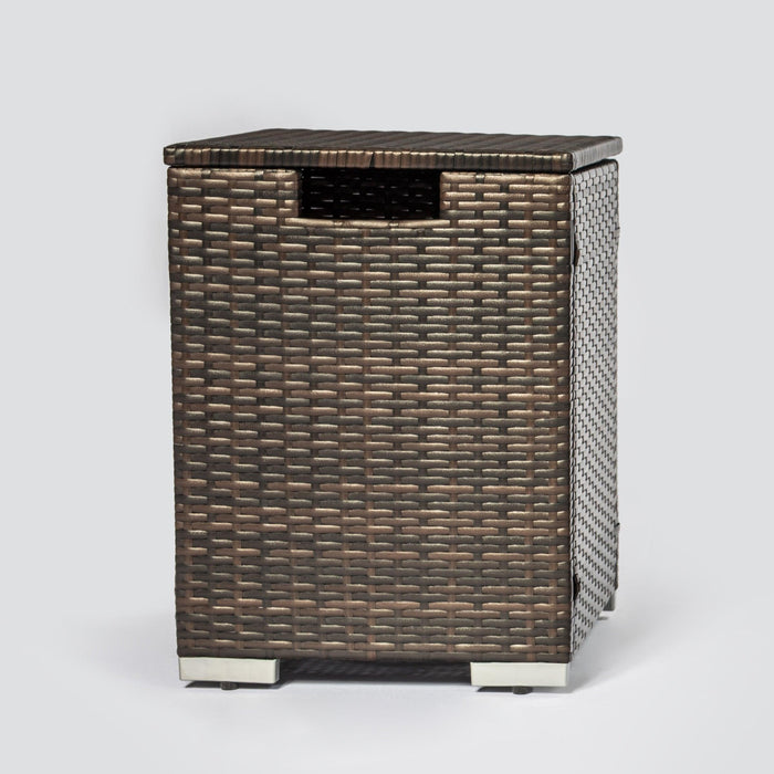 Rattan Propane Tank Cover Gas Bottle Cover Outdoor Wicker Gas Cylinder Cover - DTYStore