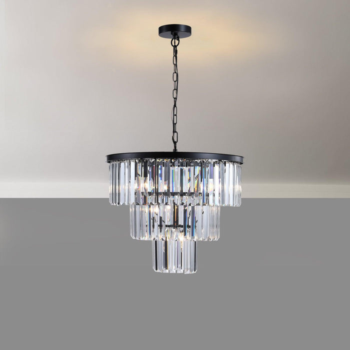 Black Luxury Crystal Chandelier Modern Chandeliers Lights