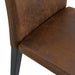 Table and chair set.A 47.3-inch diameter modern spliced color circular dining table - double-layer storage.Paired With 4 brown technology fabric dining chairs, simple and versatile, comfortable. - DTYStore