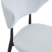 White Minimalist Ergonomic Dining Chair, With A Curved Backrest For Comfortable Design,Unlocking A Comfortable And Minimalist New Sitting Posture. A Pack Of 4.Available In Black And White. - DTYStore