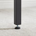 Bar Table Set with 2 Bar stools PU Soft seat with backrest, Grey, 23.62'' W x 23.62'' D x 35.43'' H - DTYStore