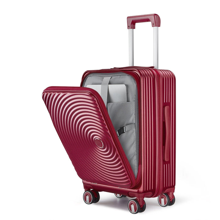 Luggage Sets 3 Piece(20/24/28), Expandable Carry On Luggage with TSA Lock Airline Approved, 100% PC Hard Shell and Lightweight Suitcase with Front Pocket and Spinner Wheels - DTYStore