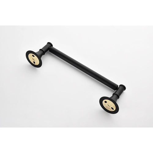 6 Piece Brass Bathroom Towel Rack Set Wall Mount - Image 12