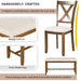 6-Piece Kitchen Dining Table Set Wooden Rectangular Table, 4 Chairs and Bench Family Furniture - DTYStore