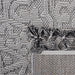DTY Signature Collection 5X7 White/Ivory /Medallion Indoor/Outdoor Area Rug - DTYStore