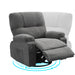 Recliner chair,360 degree rotating swing single sofa chair, equipped with soft cushion and backrest, comfortable armchair, suitable for living room lounge chair,GREY