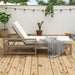 Outdoor Lounge Chairs, 5-Position Chaise Lounge Outdoor, Patio Chaise Lounge with Cushion & Adjustable Backrest, Pool Lounge Chairs for Backyard, Deck, and Lawn, Gray - DTYStore