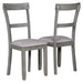 5 Piece Industrial Wooden Dining Table Set with 4 Chairs for Dining Room - DTYStore