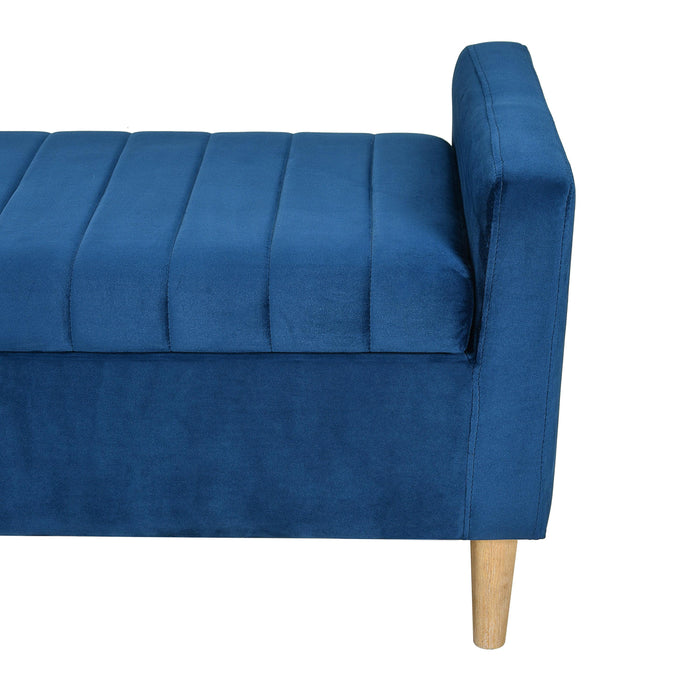 48'' Storage Ottoman Bench, Bench with Storage, for Entryway, Bedroom, Living Room - DTYStore