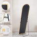 Floor Standing Mirror, Wall Mirror with Stand Aluminum Alloy Thin Frame,21''*64'',Gold-arched - DTYStore