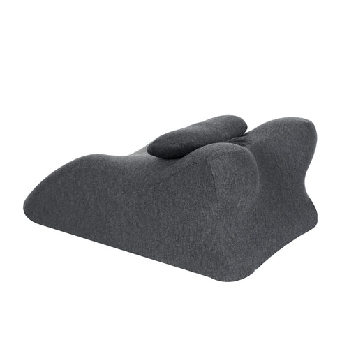 Ergonomic Spinal Posture Support Bed Pillow in Dark Grey with Multi-Functional Memory Foam Design - Image 15