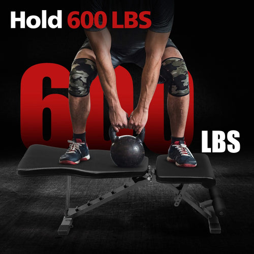 Weight Bench for Full Body Workout, Adjustable Strength Training Sit-up Chair, Multi-Purpose Foldable incline/decline Bench - Image 5