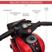 6V Kids Motorcycle Toddler Ride-on Toy, High-Traction Battery-Operated Mini Electric Motorbike with Forward/Reverse Switch, Music, Headlights, Horn, Red - DTYStore