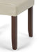 Cosmopolitan - Deluxe Tufted Parson Chair (Set of 2) - Satin Cream - DTYStore