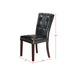 Faux Leather Upholstered Dining Chair, Black(Set of 2) - DTYStore