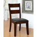 Pack of 2 Padded Leatherette Side Chairs in Dark Cherry - DTYStore