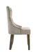 Gabrian Two-tone Beige Fabric & Reclaimed Gray Finish Side Chair (Set of 2) - DTYStore
