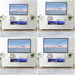 QuickassembleFashionTVstand,TVCabinet,entertainment center TV station,TVconsole,console with LED light belt, light belt can be remote control,with cabinets,open cells,for the living room,bedroom,white - DTYStore