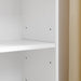 8-Tier Media Tower Rack, CD DVD Slim Storage Cabinet with Adjustable Shelves, Tall Narrow Bookcase Display Bookshelf for Home Office,Multi-functional double-decker bookcase - DTYStore