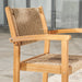 Mauricio Honey Wood Dining Chair - Set of 2 - DTYStore