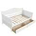 Twin Wooden Daybed with 2 Drawers, Sofa Bed for Bedroom Living Room, No Box Spring Needed - DTYStore