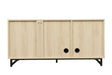 3 Door Cabinet,Sideboard Accent Cabinet, Storage Cabinet for Living Room, Hallway Entryway Kitchen - DTYStore