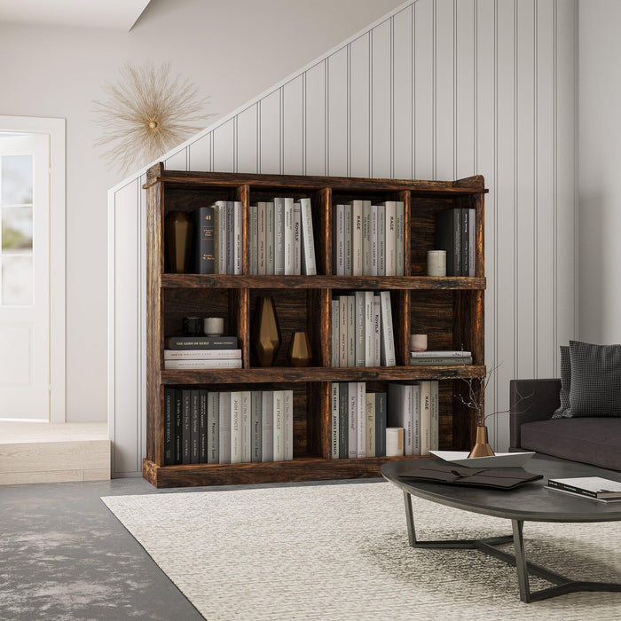 10-Shelf Bookcase for Home or Office Storage and Organization - DTYStore