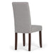 Acadian - Parson Dining Chair (Set of 2) - Dove Grey - DTYStore