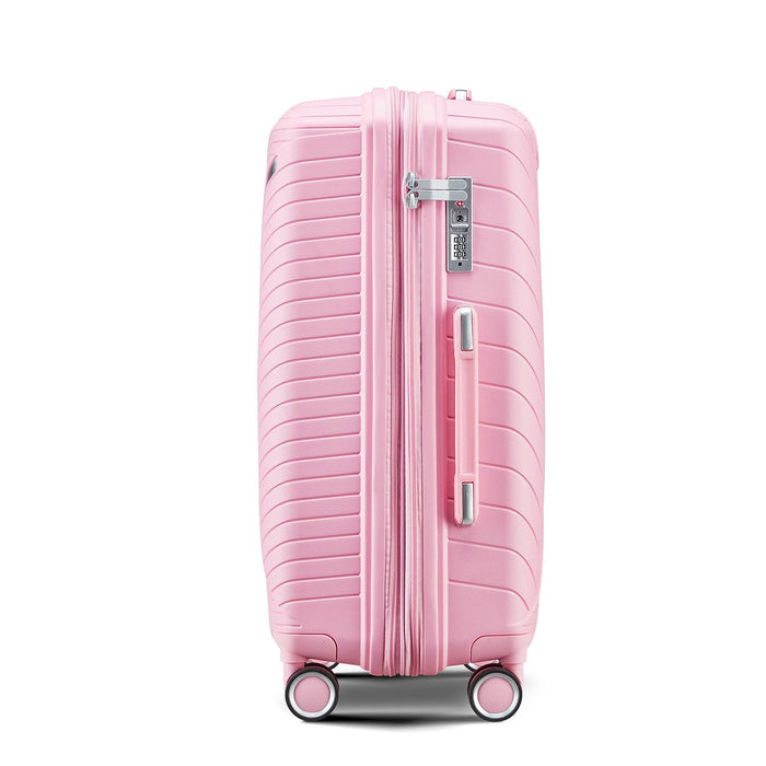 Luggage Sets 4 Piece(14/20/24/28), Expandable Lightweight Suitcase with 4 Double 360 Degrees Mute Spinner Wheels PP Materials Durable TSA Lock Travel Luggage - DTYStore
