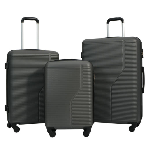 Durable ABS Hardshell Luggage Set with Spinner Wheels and TSA Lock, Lightweight