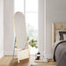 Floor Standing Mirror, Wall Mirror with Stand Aluminum Alloy Thin Frame,21''*64'',Gold-arched - DTYStore