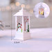 1pc Christmas Lantern Decoration; Vintage Style Hanging Electric Candle Oil Lamp; Christmas Ornaments For Tables & Desks; Holiday Home Decor - DTYStore