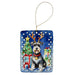 Schnauzer Christmas Reindeer Porcelain Ornament Christmas Tree Hanging Decorations for Home Christmas Holiday, Rectangle, Gift, Multicolor - DTYStore