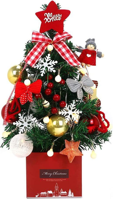Desktop Christmas Tree; Artificial Mini Christmas Decoration Tree; The Perfect Christmas Decoration for Table; Desk and Counter