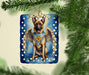 Belgian Malinois My Angel Porcelain Ornament Christmas Tree Hanging Decorations for Home Christmas Holiday, Rectangle, Gift, Multicolor