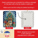 Tibetan Spaniel Christmas Reindeer Porcelain Ornament Christmas Tree Hanging Decorations for Home Christmas Holiday, Rectangle, Gift, Multicolor