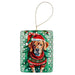 Vizsla Christmas Porcelain Ornament Christmas Tree Hanging Decorations for Home Christmas Holiday, Rectangle, Gift, Multicolor - DTYStore