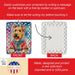 Airedale Terrier Christmas Porcelain Ornament Christmas Tree Hanging Decorations for Home Christmas Holiday, Rectangle, Gift, Multicolor - DTYStore