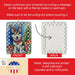 Siberian Husky Christmas Reindeer Porcelain Ornament Christmas Tree Hanging Decorations for Home Christmas Holiday, Rectangle, Gift, Multicolor - DTYStore