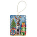 Weimaraner Christmas Reindeer Porcelain Ornament Christmas Tree Hanging Decorations for Home Christmas Holiday, Rectangle, Gift, Multicolor - DTYStore