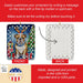 English Bulldog Christmas Reindeer Porcelain Ornament Christmas Tree Hanging Decorations for Home Christmas Holiday, Rectangle, Gift, Multicolor