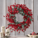 29 Artificial Christmas Wreath With Eucalyptus Berries,Decorations For Everyday Farmhouse Window OutdoorIndoor - DTYStore