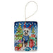 Chinese Crested Christmas Reindeer Porcelain Ornament Christmas Tree Hanging Decorations for Home Christmas Holiday, Rectangle, Gift, Multicolor - DTYStore