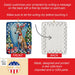 Greyhound Christmas Reindeer Porcelain Ornament Christmas Tree Hanging Decorations for Home Christmas Holiday, Rectangle, Gift, Multicolor