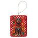 Wirehaired Pointing Griffon Holiday Christmas Porcelain Ornament Christmas Tree Hanging Decorations for Home Christmas Holiday, Rectangle, Gift, Multicolor - DTYStore