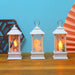 1pc Christmas Lantern Decoration; Vintage Style Hanging Electric Candle Oil Lamp; Christmas Ornaments For Tables & Desks; Holiday Home Decor - DTYStore