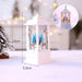 1pc Christmas Lantern Decoration; Vintage Style Hanging Electric Candle Oil Lamp; Christmas Ornaments For Tables & Desks; Holiday Home Decor - DTYStore