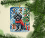 Puli Christmas Reindeer Porcelain Ornament Christmas Tree Hanging Decorations for Home Christmas Holiday, Rectangle, Gift, Multicolor