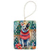Australian Cattle Dog Christmas Porcelain Ornament Christmas Tree Hanging Decorations for Home Christmas Holiday, Rectangle, Gift, Multicolor - DTYStore