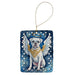 White Boxer My Angel Porcelain Ornament Christmas Tree Hanging Decorations for Home Christmas Holiday, Rectangle, Gift, Multicolor Default
